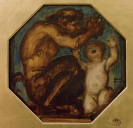 Menino Fauno e Baco